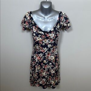 Altar'd State Pink Ruched Fit and Flare Mini Dress